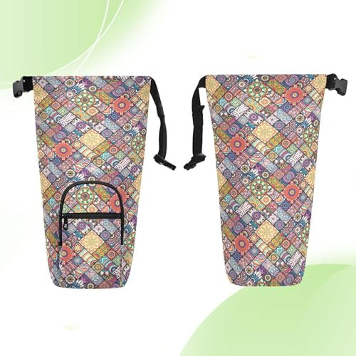 Vintage Decorative Water Bottle Waist Bag for Bike, Bottle Holder for Hiking