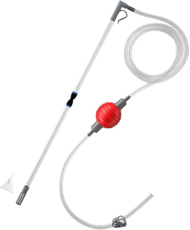 SunaOmni Sifone per Acquario, Pompa a sifone Manuale Flessibile, aspiratore per Ghiaia per Acquario Ideale per Pulire e Cambiare l'acqua in pochi Minuti, Accessori per, Pompa di trasferimento dell'ac