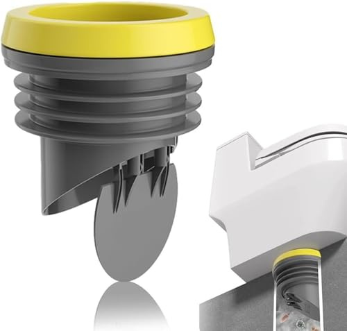BMZZUOEBP Valvula antiolores Ducha，Junta de Goma Cisterna WC，Adecuado para tubería de 110 mm Accesorio para Inodoro a Prueba de Fugas con válvula antirreflujo.