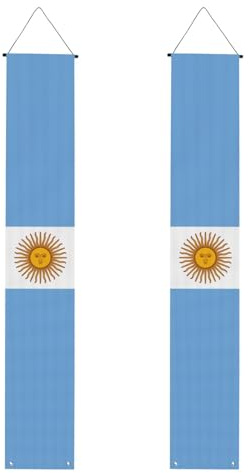 Bandiera argentina Stampa Banner Decor Ambiente festivo Ogni occasione Interno Esterno Porta Anteriore Portico Di Più