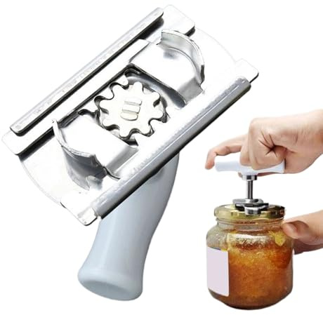 Konservöppnare gripare, manuell glasöppningsverktyg – rostfritt stål locköppnare, för drycker lägenhet öl läsk kvinnor män