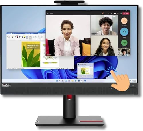 Ordinateur tout-en-un Lenovo 24 tactile, processeur i5 10500T jusqu'à 3,80 GHz, 16 Go de RAM, SSD de 1 To, Windows 11 Professionnel, idéal pour la bureautique et les entreprises, port USB-C, garantie
