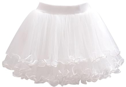 Genérico Falda Tutú Niña - Faldas De Tutú para Niñas Falda para niños de Primavera Regalo Falda de Malla para niñas Cuentas clavadas Falda para niños Falda Base Pengpeng para Las Cuatro Estaciones
