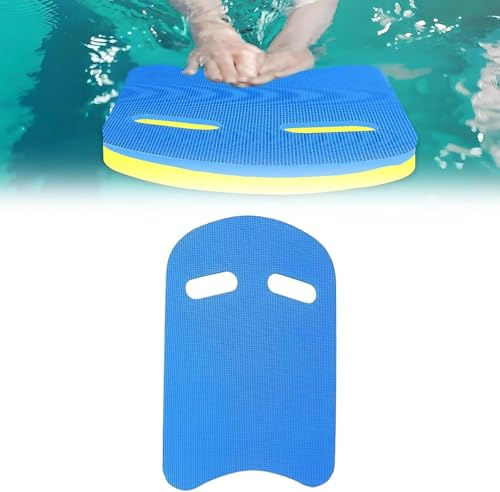 Swimming Board,Foam Swimming Board,Swim Kickboard for Adult,Foam Swimming Kickboard with Handles,For Swimming Exercises And Training (Blue-U shape)