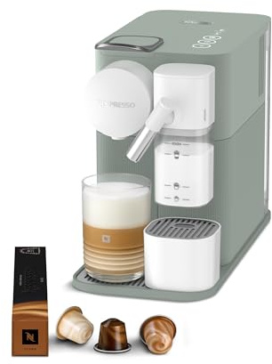 Nespresso Original Lattissima One Coffee Machine Sage Green by De'Longhi