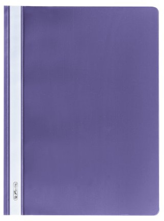 Herlitz 10 Stück Schnellhefter, A4, Polypropylen, violett