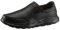 Skechers Mens Flex Advantage Sr - Bronwood Slip On Trainers, Black Leather, 10 UK
