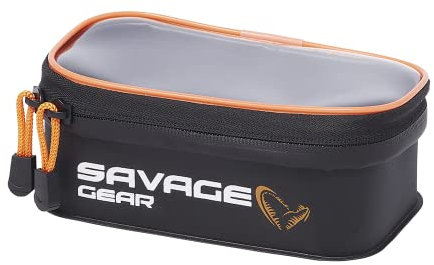 Savage Gear WPMP Lurebag - Sac de pêche imperméable pour leurres, Rangement Durable en EVA pour leurres, Petites boîtes à Accessoires, étui de Rangement Polyvalent pour matériel de pêche, Petit