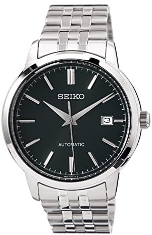 Seiko Herren Analog Automatik Uhr mit Edelstahl Armband SRPH89K1