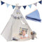HANIUTTY Guirnalda de Banderines para Habitación Infantil, 2.6M Banderines de Tela Infantiles Muselina de Algodón, Banderines Decorativos,Decoración para Cama de casa para niñas y niños