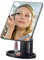 ARA CHOICE Makeup Mirror with 22 LED Lights | Vanity Cosmetic Mirror with Lights | Magnifying Illuminated Make Up Cosmetic Mirror | 360° Rotation (Black)