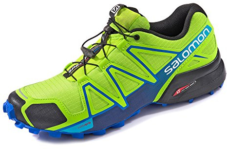 Salomon Men's Speedcross 4 Trail Running Shoes, Lime Green, 12 D US