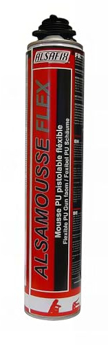 Alsafix - Mousse polyuréthane pistolable ALSAMOUSSE CF B1 coupe feu 750 ml - PO08137 - Alsafix