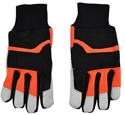 RocwooD Chainsaw Safety Gloves Class 0 Size 10 Large Protective Lining
