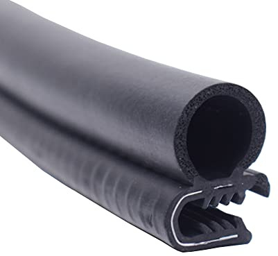 ETOPARS 39 inch 1Meter Car Door Edge Guards U Shape Edge Trim Rubber Seal Protector Stripping Weather Strip with Side Bulb for Boat Van Truck 20mm X 33mm
