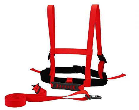 DONGKER Pferdeleine Kinder, Skigurt für Kinder, Ziehgurt Lernhilfe Skitrainer Pferdeleine Kinder, Größenverstellbar, Laufleine für 3 bis 10 Jahre Anfänger, Kinder, Jungen, Mädchen