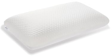 CSDLF Memory Foam Bed Pillows, Pillow for Side and Back Sleeper, Pillow for Neck Pain Relief, Washable Removable Cover, Soft, White (Queen)