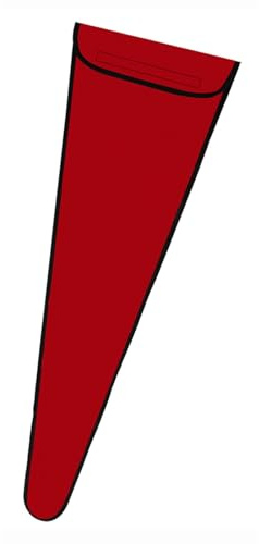 DJJYCTNM Faltbare Fechtschwert-Schultertasche für Florettdegen und Säbel – Langschwert-Taschenhülle für Fechtwaffen (Color : Red, Size : Basic Style)