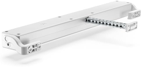 Elektrischer Fensteröffner Kettenmotor | STAR 25 230V comunello Mowin | Fensterantrieb mit Kettenantrieb | einstellbarer Hub | 250N Schub-/Zugkraft | Kipp-/ Klappfenster (Weiß)