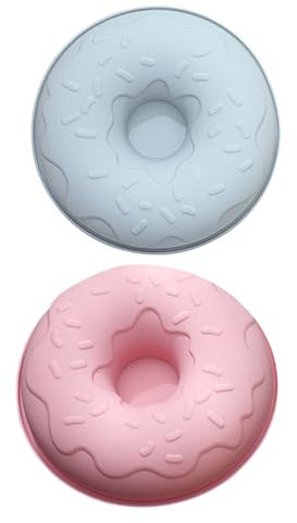 HOLIDYOYO 2pezzi Per Ciambelle Silicone Utensili Per Dolci Per Muffin e Dessert Per