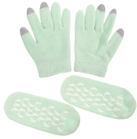 MUCKLILY Feuchtigkeitshandschuhe Für Damen Gelhandschuhe Zum Befeuchten Der Hände Über Nacht Hand Feuchtigkeitsspendende Handschuhe Atmungsaktiv