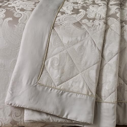 Catherine Lansfield Opulent Couvre-lit Jacquard Champagne Doré 240 x 260 cm