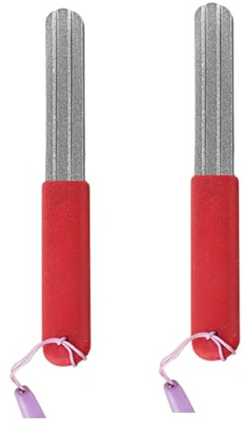 Javoryxh 2Pcs Fisch Haken Spitzer Datei Sport Angeln Mit Tragbare Fisch Schleifen Werkzeug Angelhaken Schärfen Datei Pflege Werkzeug