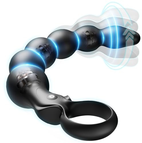 AnalPlug Prostata Stimulation Männer, Analplug# für Frauen Vibratorensets für Frauen, Analkugeln Vibrator mit 10 &10 Vibration Schwingung Modus, Erotik Sex Spielzeug für die Männer Frau Paare