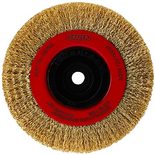 Draper 33879 - Cepillo metálico (tamaño: 150mm)
