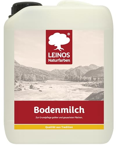 LEINOS Bodenmilch 920 | 2,5 Liter | Pflegemittel für geölte, gewachste & lackierte Böden | Holz, Kork & Linoleum | schmutzabweisend, antistatisch & seidenglänzend