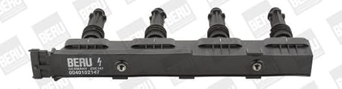 BERU Zündspule ZSE147 | Kompatibel mit: OPEL AGILA, ASTRA G Caravan, ASTRA G CC, ASTRA G Stufenheck, CORSA B, CORSA C, CORSA C Kasten/Schrägheck