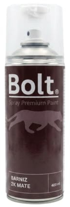 Spray Premium Barniz 2K Mate Bolt 400 Ml