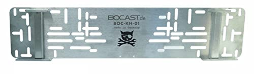 BOCAST Edelstahl Kennzeichen Schnellwechselhalter PKW 520mm für Österreich UND Deutschland passend