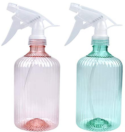 Chstarina 2 Stücke Sprühflasche Pflanzen,Blumensprüher Sprüher Leere Sprühflasche Wiederverwendbar Sprühflaschen Pflanzensprüher für Pflanzen, Blumen und Friseurbedarf