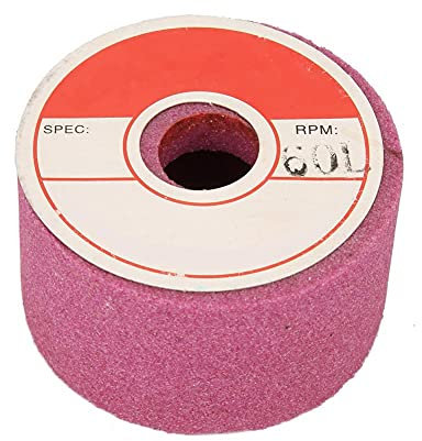 Vobor Topfscheibe - Korund-Schleifscheibe Keramik-Korund-Topf Typ 75 * 40 * 20mm 46/120 Körnung(Chromkorund 46# (rot))
