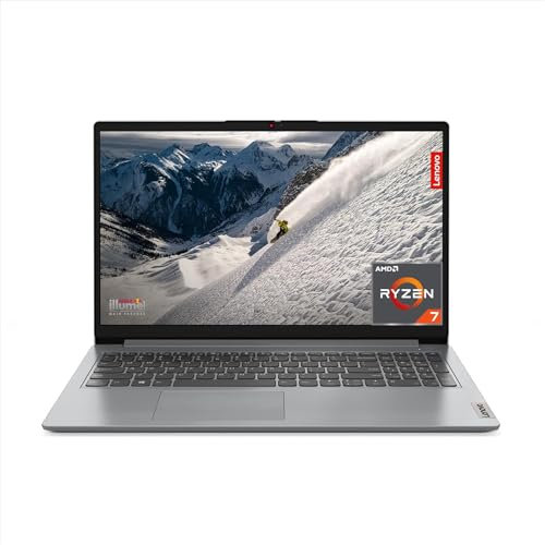 Lenovo IdeaPad 1 | 15 Inch Full HD Laptop | AMD Ryzen 7 3700U | 8GB RAM | 512GB SSD | Windows 11 Home in S mode | Cloud Grey