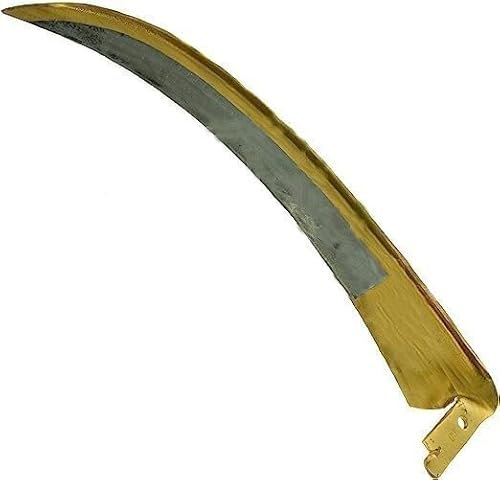 Falce romana in acciaio forgiato lama da 60 cm tagliaerba falciaerba professionale