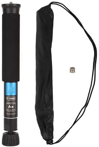 Monopode pour Appareil Photo, Monopode pour Appareil Photo à 8 Sections, Monopode de Photographie Stable, Monopode dePortable Léger avec Sac de Transport, Vis 1/4 à 3/8