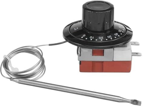 Riloer Thermostat capillaire pour voiture, radiateur de refroidissement de haute précision, interrupteur de contrôle de température 12 V, réglable de 0 ℃ ~ 120 ℃ universel pour chauffage et