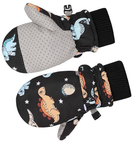 Yzdysg Kinder Schnee Ski Fäustlinge Wasserabweisende Handschuhe Warm Winddicht Outdoor Sport Handschuhe Eislaufen Snowboard Handschuhe Für Kinder Von 2–4 Jahren