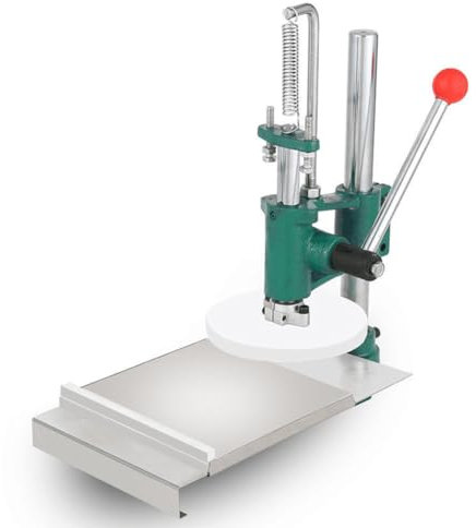 Dough Roller Dough Sheeter Pasta Maker, Manual Pizza Tortilla Dough Press Machine, Adjustable Arm Angle, Non-Stick Pressure Plate, for Creating Thin Slices, Pizza Tortil