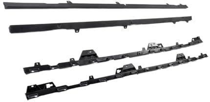 DDGHAE Seitenschweller for Autos, kompatibel mit VW GOLF 7 7.5 MK7 7.5 R RL Schrägheck 2014–2018, schwarze PP-Türschutz-Kit-Schutzschürzen