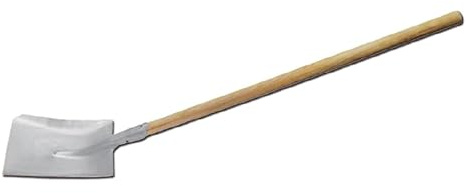 Pala Cuadrada de Acero Inoxidable 418x240mm, Ideal para jardinería y Trabajos de construcción.