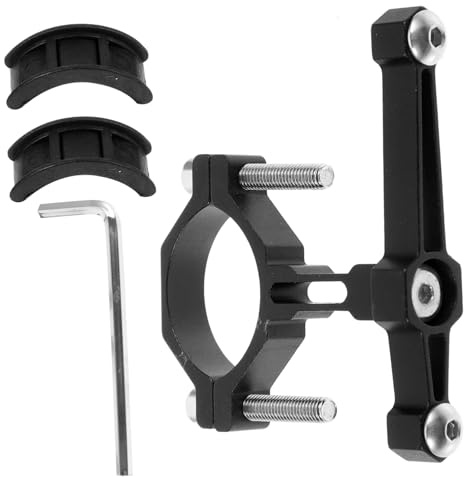 SUPVOX Aluminum Bottle Cage Cage Clamp Adapter for Bike Seat Post Compatible with Bottle Holders and Bikes Secure Double Screw Mount for Cycling Motorcycle