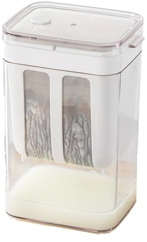 Casquette de yogourt de cuisine - grande capacité de 1800 ml, séparateur de lactosérum de qualité professionnelle | Sac à filtre à mailles ultra fins, passoire liquide polyvalente pour le lait de noix