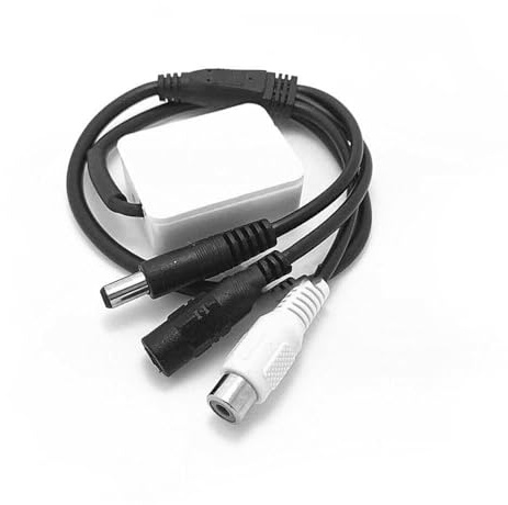 Guaber Security Microphones With High Sensitivity Sound Pickup Device For NVR Enhanceds Surveillances Weatherproof Microphones