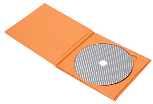 Bonbela Stabilisateur de Disque CD DVD en Fibre de Carbone, Tapis de Réglage de 0,2 Mm pour Lecteur à Plateau Supérieur avec Absorption des Vibrations Antistatiques, qualité Sonore (Blanc)