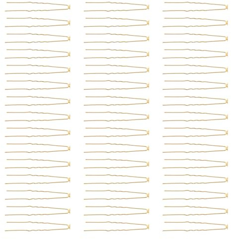 Didiseaon 50 Épingles à Cheveux de U Dorées 6 MM Fourchettes à Chignon pour Femmes et Filles Accessoires Coiffure Mariage Maintien Sécurisé et Style Élégant pour Cheveux Épais et Fins