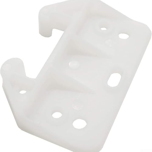 Plastic Drawer Rail Bracket Kit – 4 Brackets + 12 Screws for Smooth Sliding Drawers, for Easy Installation for Cabinets, Closets, Kitchens & Bathroo
