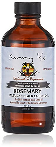 Sunny Isle Rosemary Jamaican Black Castor Oil 4oz | Scalp & Skin Care